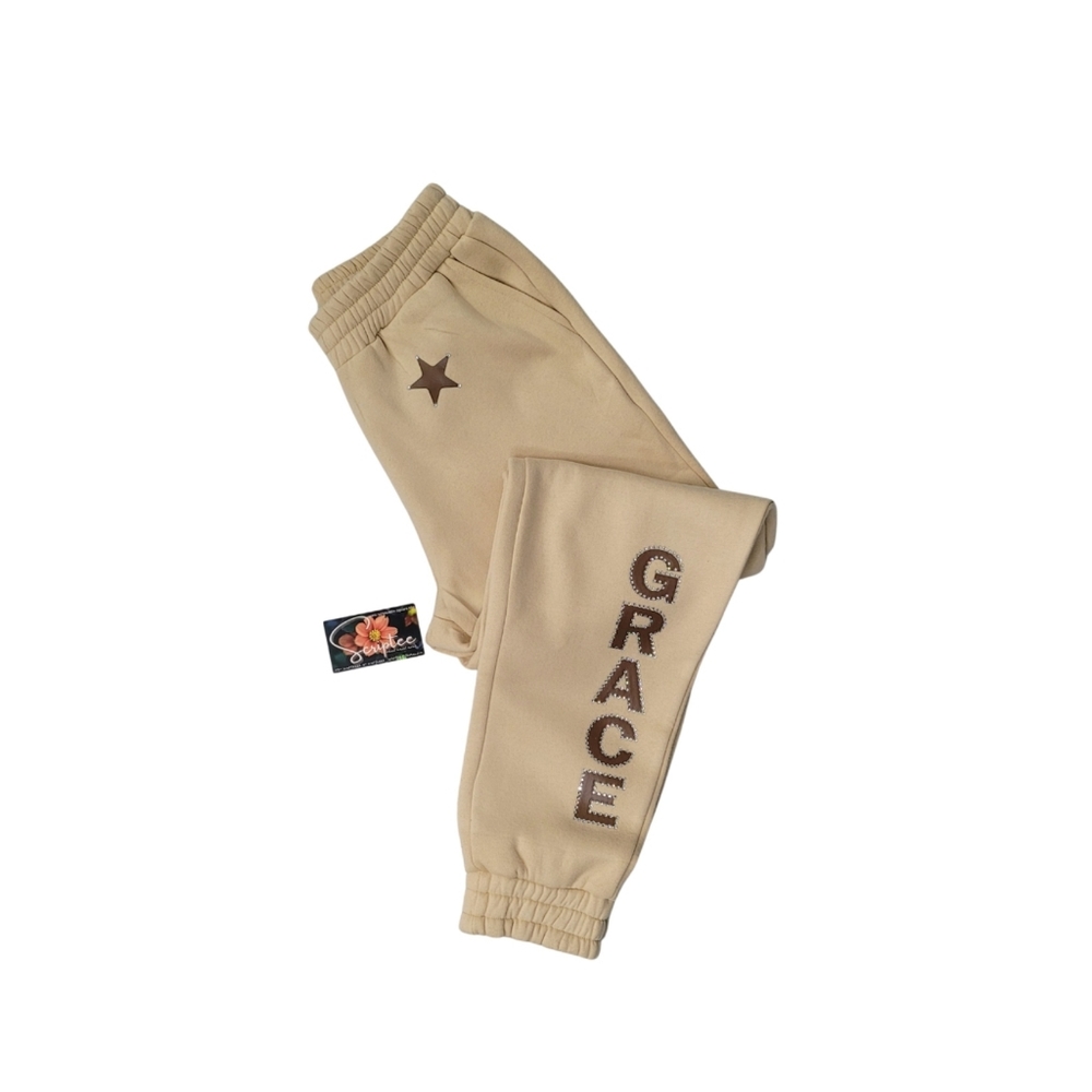 Tan Joggers